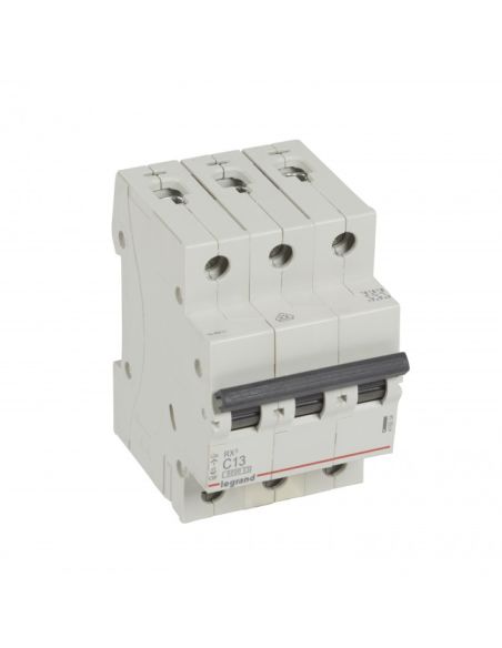 LAUTOMAT3P13AC Automatinis jungiklis MCB RX3 Legrand 419234 (13A, 3P, 400V, 6kA) iš UAB SINTAS