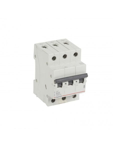 LAUTOMAT3P20AB Automatinis jungiklis MCB RX3 Legrand 419170  (20A, 3P, 230V, 6kA) iš UAB SINTAS