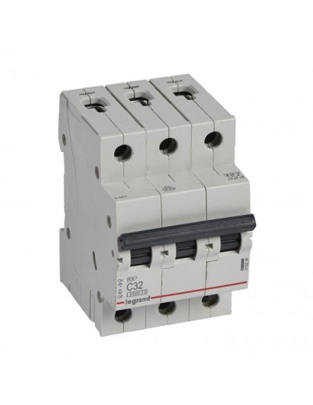 LAUTOMAT3P32AC Automatinis jungiklis MCB RX3 Legrand 419238 (32A, 3P, 230V, 6kA) iš UAB SINTAS