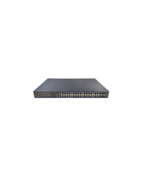 SWITCHUTP3328TSPSBL2 32 prievadų 24 PoE prievadų komutatorius Utepo UTP3328TS-PSB-L2 iš UAB SINTAS