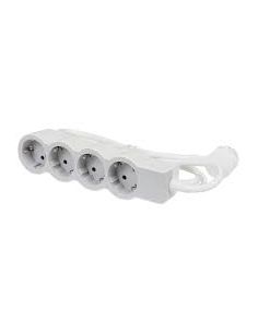 LEGRAND694552 4-vietų ilgiklis su įžeminimu Legrand 694552 (pilkas, 1.5m) iš UAB SINTAS