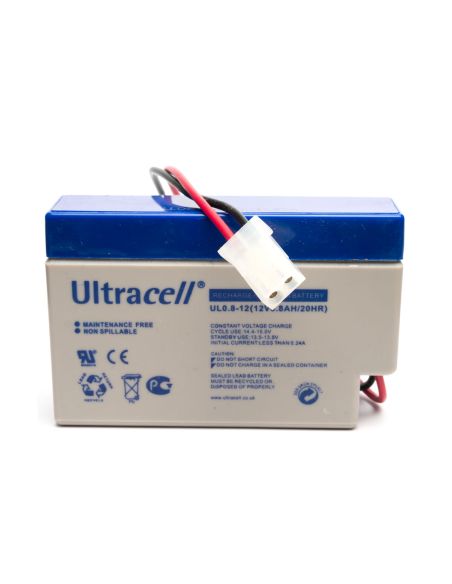 AU0.8/12 Akumuliatorius Ultracell UL0.8-12 (0.8 Ah, 12V) iš UAB SINTAS