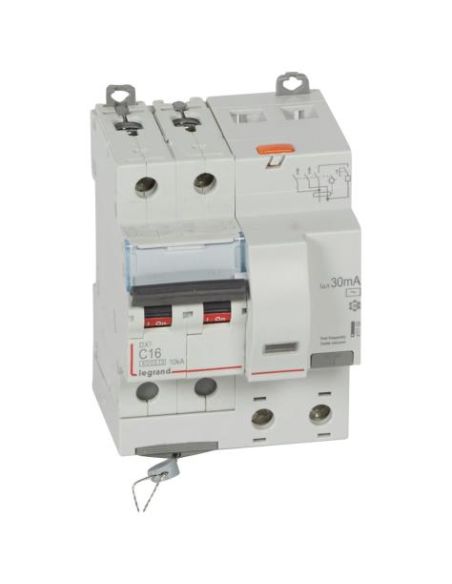 L411158 Srovės nuotekio relė su automatiniu jungikliu Legrand 411058 (C, 16A, 4P, 30mA, 230V) iš UAB SINTAS