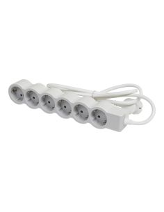LEGRAND694565 6-vietų ilgiklis su įžeminimu Legrand 694565 (pilkas, 3m) iš UAB SINTAS