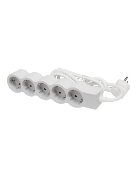 LEGRAND694563 5-vietų ilgiklis su įžeminimu Legrand 694563 (pilkas, 3m) iš UAB SINTAS