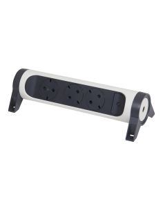 LEGRAND694543 3-vietų ilgiklis su įžeminimu Legrand 694543 (be laido, su jungikliu, baltas) iš UAB SINTAS