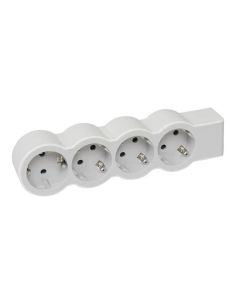 LEGRAND694575 4-vietų ilgiklis su įžeminimu Legrand 694575 (be laido, baltas) iš UAB SINTAS