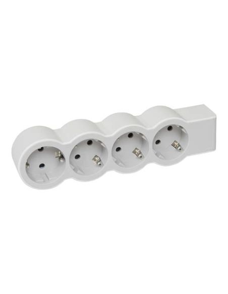 LEGRAND694575 4-vietų ilgiklis su įžeminimu Legrand 694575 (be laido, baltas) iš UAB SINTAS