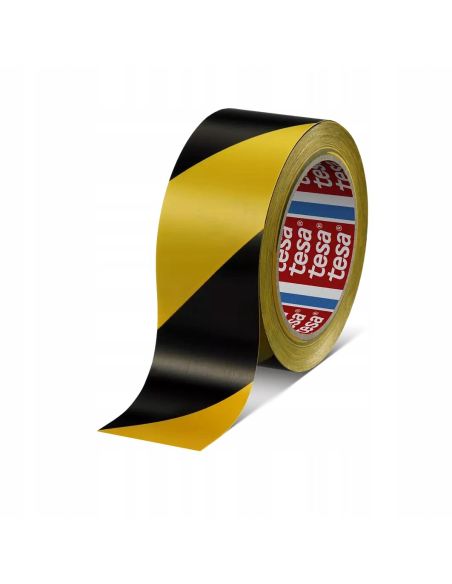 VIZOTGRINDGJ Įspėjamoji grindų žymėjimo juosta TESA (geltona/juoda) 33m x 50mm 60760-00093-15 iš UAB SINTAS