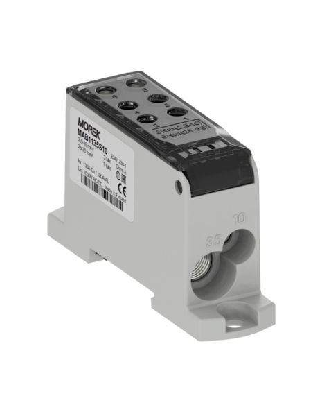 MAB1135S10 Paskirstymo gnybtas Morek OJL135A (pilkas) iš UAB SINTAS
