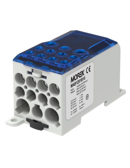 MAB1281B10 Paskirstymo gnybtas Morek OJL280A (mėlynas) iš UAB SINTAS
