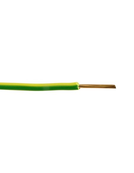 KYDY1X6GZM Elpar H07V-U (YDY) 1x6 mm2 vienagyslis laidas (geltonas / žalias, monolitinis, 1 m) iš UAB SINTAS