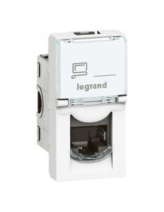 LMOSAICSTP6A1MOD RJ45 lizdas Mosaic STP 6A Legrand 076573 (white) iš UAB SINTAS