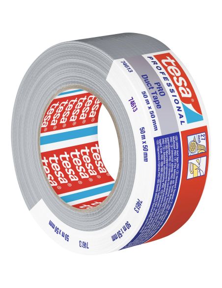VIZOTAUDSIN25X50P Audinio juosta TESA STANDART (pilka) 25m x 50mm 74613-0001-00 iš UAB SINTAS