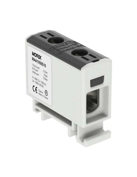 MOREKOTL50J Gnybtas OTL50 1x1.5-50mm2 Morek MAA1050S10 (juodas) iš UAB SINTAS