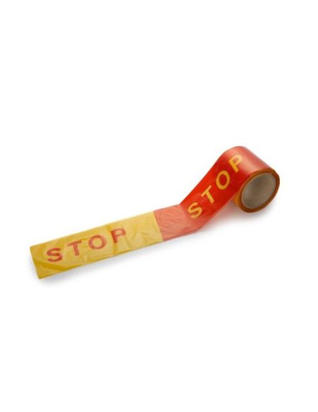 ISPEJSTOP200M Įspėjamoji juosta "STOP" (200m) iš UAB SINTAS