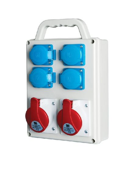 PAWBSLIM6S PawBol B.SLIM-6-S plastikinis skydelis 6 mod (4x16A/250V 2x16A/5P) iš UAB SINTAS