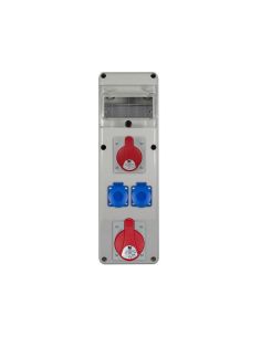 PAWBSLIM6S14S PawBol B.SLIM-6S-14-S plastikinis skydelis 6 mod (2x16A/250V 1x32A/5P 1x16A/5P) iš UAB SINTAS