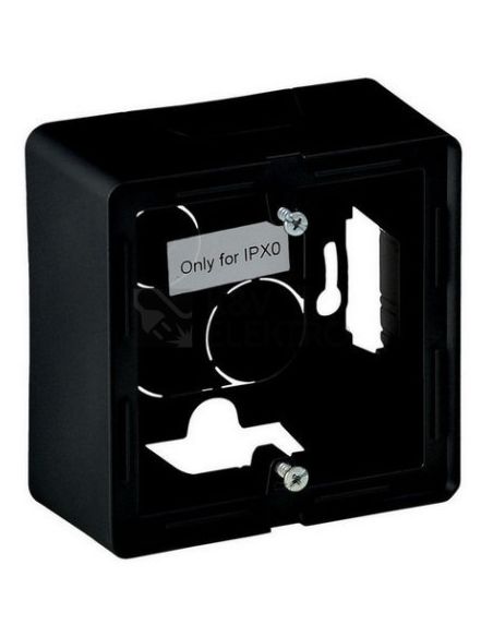 LVALENADEZ1MODJ Virštinkinė dėžutė Valena Life Legrand 754066 (juoda, 1 mod.) iš UAB SINTAS