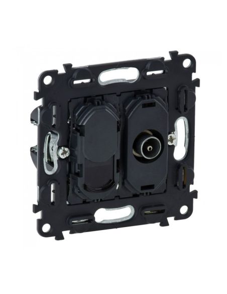 VVALENMECHATVKOMP TV lizdo + kompiuterio lizdo RJ45 mechanizmas Valena life Legrand 753055 iš UAB SINTAS