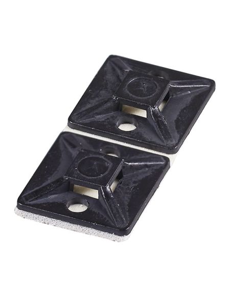 DIRLLHJ Lipni aikštelė dirželiams HAUPA 262163 (100vnt, juoda, 28x28) iš UAB SINTAS