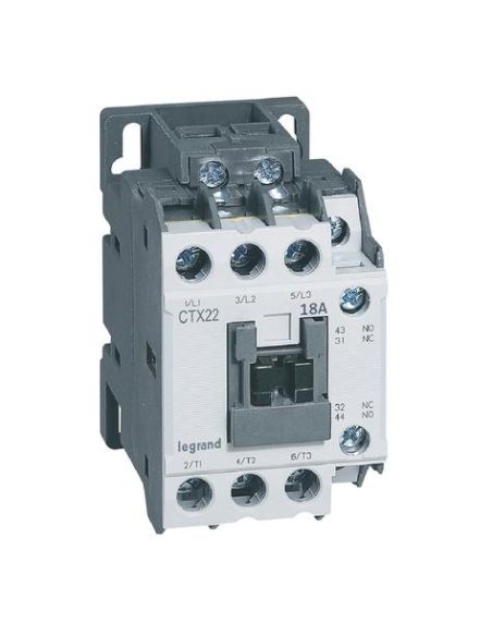 LKONTAK3P22A Kontaktorius Legrand 416106 (3P, 18A, 1NO/1NC, CTX, 230V) iš UAB SINTAS