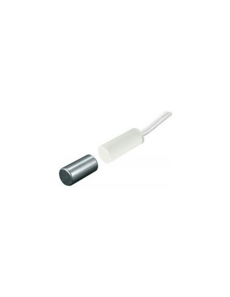 MKIBR1014WH Magnetiniai kontaktai įleidžiami MAŽI mediniams langams (15x6mm, BALTI) iš UAB SINTAS