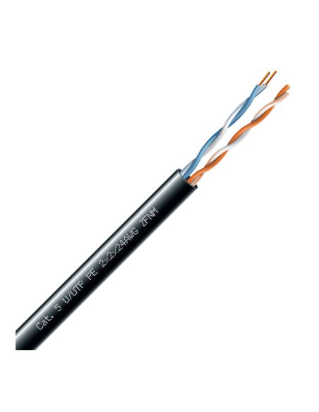 KRUTP5EPEECG LAN tinklo kabelis ECG UTP 5e (lauko, PE, Fca, 305m, E) iš UAB SINTAS