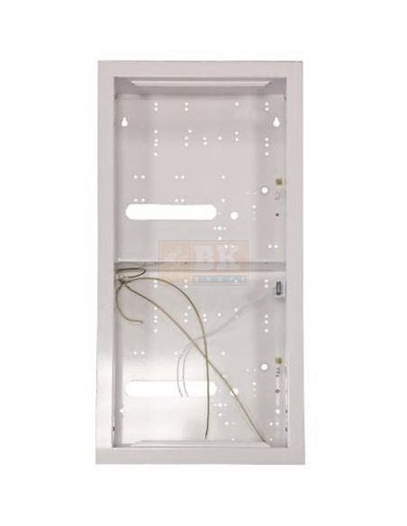 CKOFLBOX280 Didelis įleidžiamas metalinis korpusas nuimumu rėmeliu FLBOX280 (550x280x80mm, baltas) iš UAB SINTAS