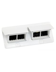 LMODDEZ2X4 Įleidžiama modulinė dėžutė 2x4 mod. Legrand 654004 (metalinė, balta) iš UAB SINTAS