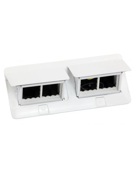 LMODDEZ2X4 Įleidžiama modulinė dėžutė 2x4 mod. Legrand 654004 (metalinė, balta) iš UAB SINTAS