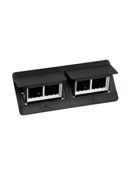 L654005 Įleidžiama modulinė dėžutė 2x4 mod. Legrand 654005 (metalinė, juoda) iš UAB SINTAS