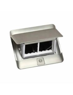 LMODDEZ2X4NERPLIEN Įleidžiama modulinė dėžutė 4 mod. Legrand 654000 (metalinė, nerūdijančio plieno spalva) iš UAB SINTAS