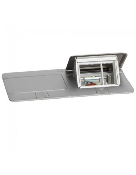 L654003 Įleidžiama modulinė dėžutė 2x4 mod. Legrand 654003 (metalinė, sidabro spalva) iš UAB SINTAS