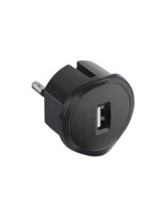 L050681 Įkrovimo lizdas USB Legrand 050681 (juodas, 5V 1.5A) iš UAB SINTAS