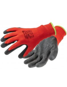GTVHT5K75110W Pirštinės padengtos lateksu Hogert HT5K751-10-W (10 dydis, raudona) iš UAB SINTAS