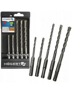 GTVHT6D370 Grąžtų komplektas Hogert HT6D370 (5mm, 6mm, 8mm, 10mm) iš UAB SINTAS