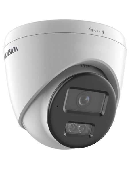 KIP2CD1363G2LIUF28 Hikvision dome DS-2CD1363G2-LIU F2.8 (balta, 6 MP, 30 m. IR, 30 m. LED, hybrid light) iš UAB SINTAS
