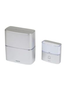 L094271 Belaidis durų skambutis Legrand 094271 (aliuminio spalva, 200m diapazonas, LED) iš UAB SINTAS