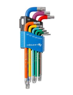 GTVHT1W817 Torx raktų rinkinys Hogert HT1W817 (9 vnt) iš UAB SINTAS
