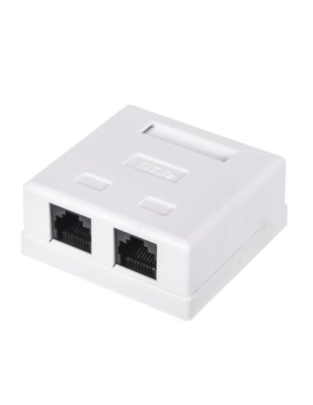 VIRSRJ456CATX2 Virštinkinis kištukinis lizdas RJ45 (2 prievadai, UTP CAT6) iš UAB SINTAS