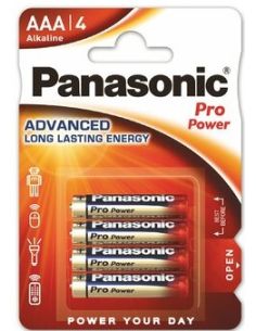 BATERIJALR03PRO Baterija Panasonic ProPower LR03 AAA (4 vnt.) iš UAB SINTAS