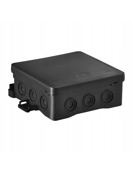 SIM35360107 Hermetinė paskirstymo dėžutė Simet NS5 35360107 (juoda, 75x75x40mm, IP54) iš UAB SINTAS