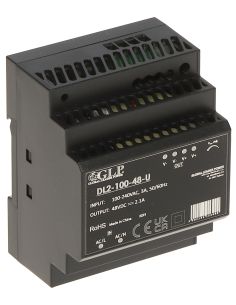 MBDINDL210048U Maitinimo blokas 2.1A/48V ant DIN bėgelio DL2-100-48-U iš UAB SINTAS