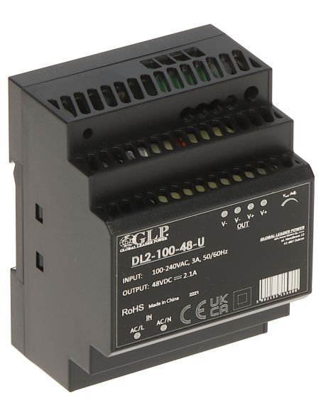 MBDINDL210048U Maitinimo blokas 2.1A/48V ant DIN bėgelio DL2-100-48-U iš UAB SINTAS