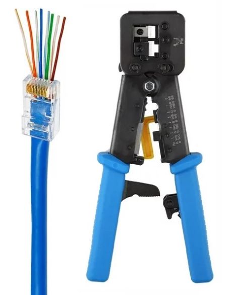 SWTP0038P6P4P Tinklo užspaudimo replės SWTP003 perkišamoms jungtims (RJ45/RJ12 8P/6P/4P) iš UAB SINTAS