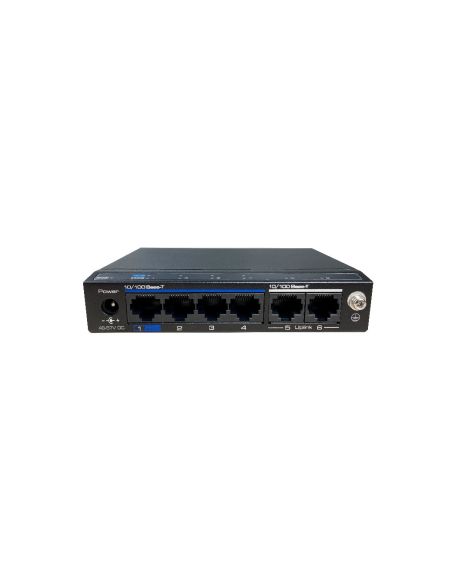 SWITCHUTP3106PSB 6 prievadų, 4 PoE prievadų komutatorius Utepo UTP3106TS-PSB iš UAB SINTAS