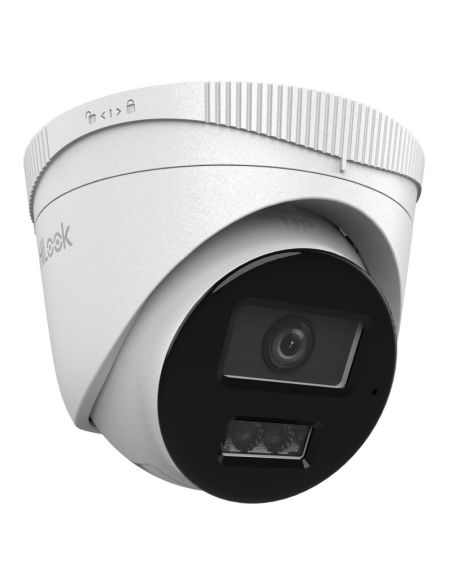TVKIPIPCT240HALU HiLook dome IPC-T240HA-LU F2.8 (balta, 4 MP, 30 m. IR, 30 m. LED, Hybrid Light) iš UAB SINTAS