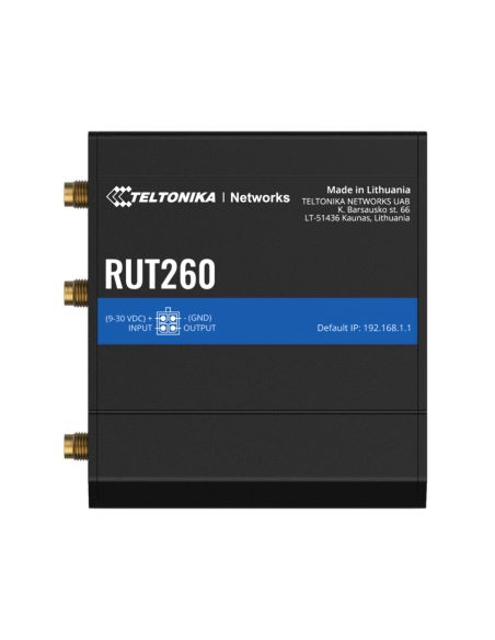 LTERUT260 Maršrutizatorius Teltonika RUT260 LTE(4G) iš UAB SINTAS