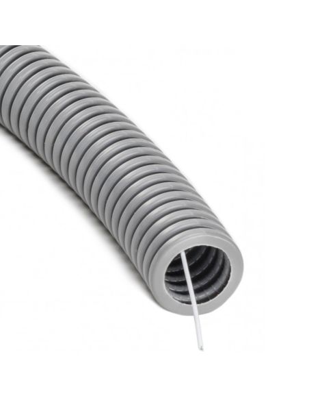 GL200W Gofruotas vamzdis su viela 20mm (behologenų, pilkas, 100m, 750 N/5 cm, D20) GLOB-EL GL200W iš UAB SINTAS
